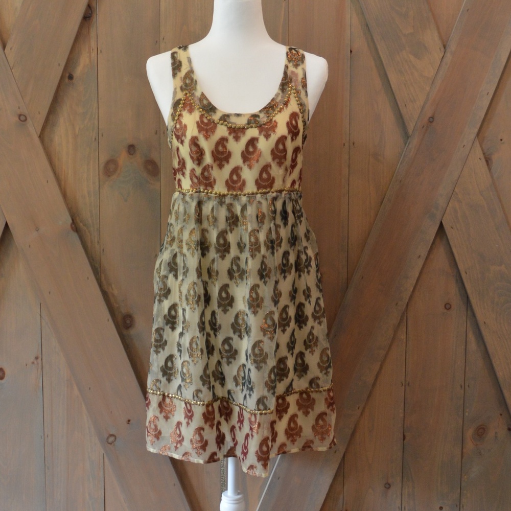 Free People High Waist Racer Back Party Dress